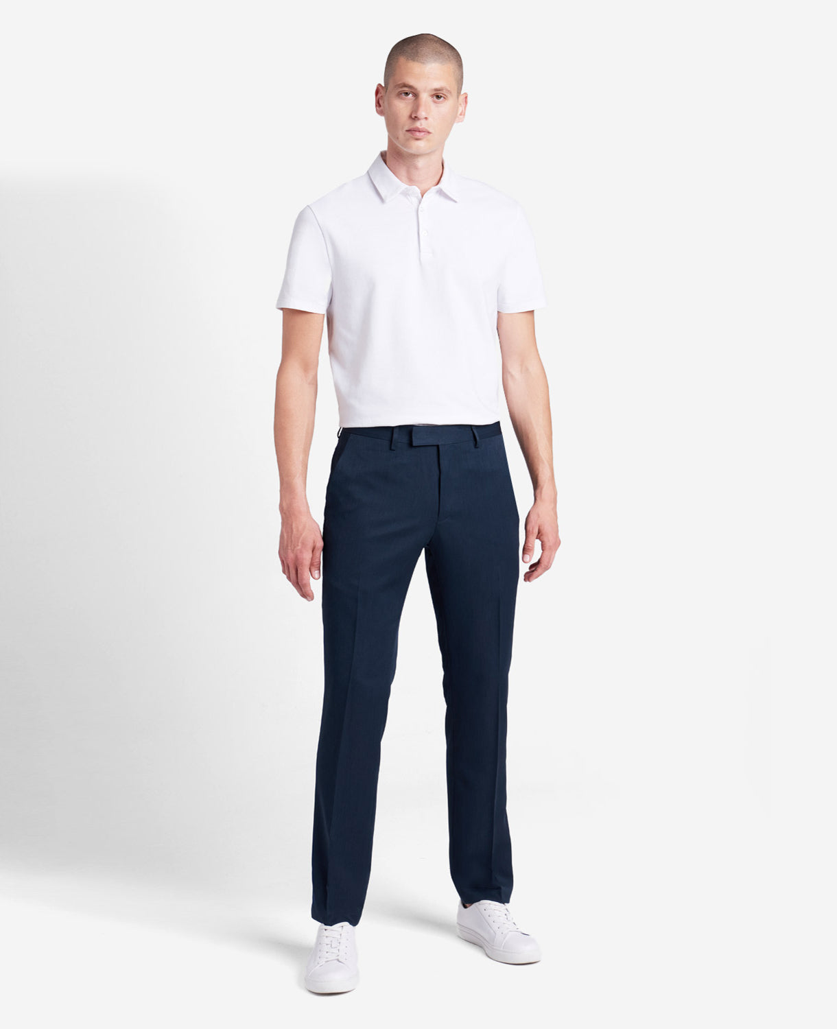 Shop Urban Heather Slim-Fit Dress Pant – Blue | Kenneth Cole | Kenneth Cole BLUE