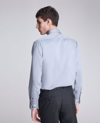 Mens REACTION Slim-Fit Button-Down Dress Shirt, Stone Grey | Kenneth Cole STONE GREY