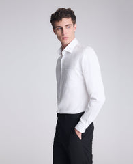 Buy Men's REACTION Slim-Fit Button-Down Dress Shirt, White | Kenneth Cole WHITE