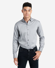 Flint Stretch Dress Shirt – Flex Collar with TEKFIT | KC | Kenneth Cole FLINT