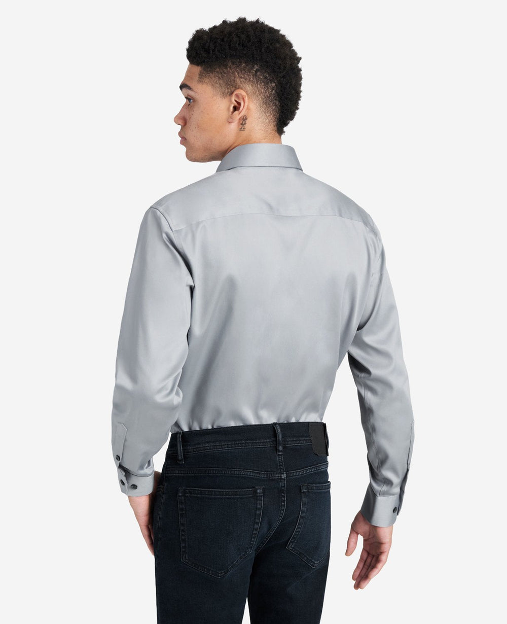 Flint Stretch Dress Shirt – Flex Collar with TEKFIT | KC | Kenneth Cole FLINT