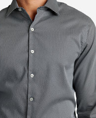 Slim-Fit Stretch Dress Shirt – Black Smoke | Kenneth Cole | Kenneth Cole BLACK SMOKE