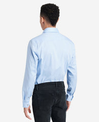 Slim-Fit Button-Down Stretch Dress Shirt with TEK FIT | Kenneth Cole LIGHT BLUE