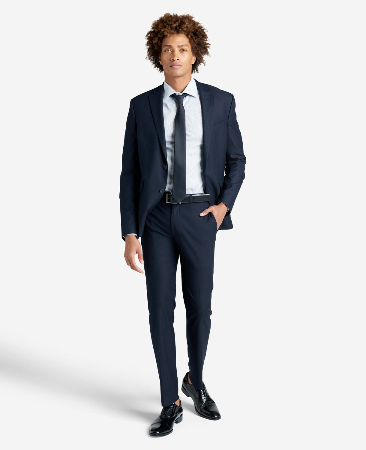 Slim-Fit Stretch Dress Shirt – Powder Blue | Kenneth Cole | Kenneth Cole POWDER BLUE