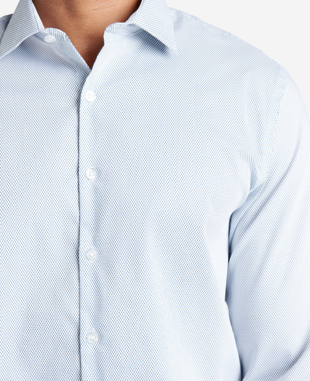 Slim-Fit Stretch Dress Shirt – Powder Blue | Kenneth Cole | Kenneth Cole POWDER BLUE