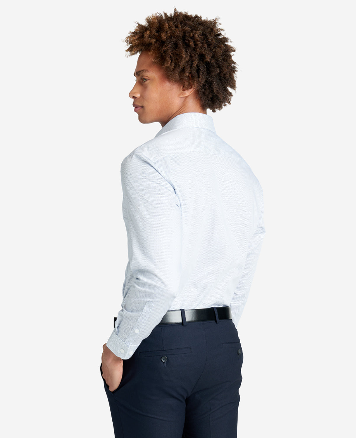 Slim-Fit Stretch Dress Shirt – Powder Blue | Kenneth Cole | Kenneth Cole POWDER BLUE