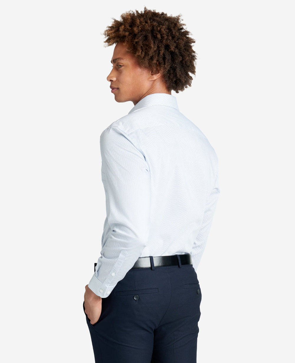Slim-Fit Stretch Dress Shirt – Powder Blue | Kenneth Cole | Kenneth Cole POWDER BLUE