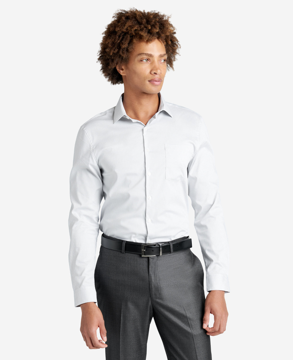 Slim Fit TEKFIT Stretch-Collar Dress Shirt | Kenneth Cole | Kenneth Cole ANCHOR