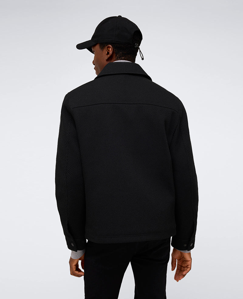 Heavyweight Twill Trucker Jacket – Black | Kenneth Cole | Kenneth Cole BLACK