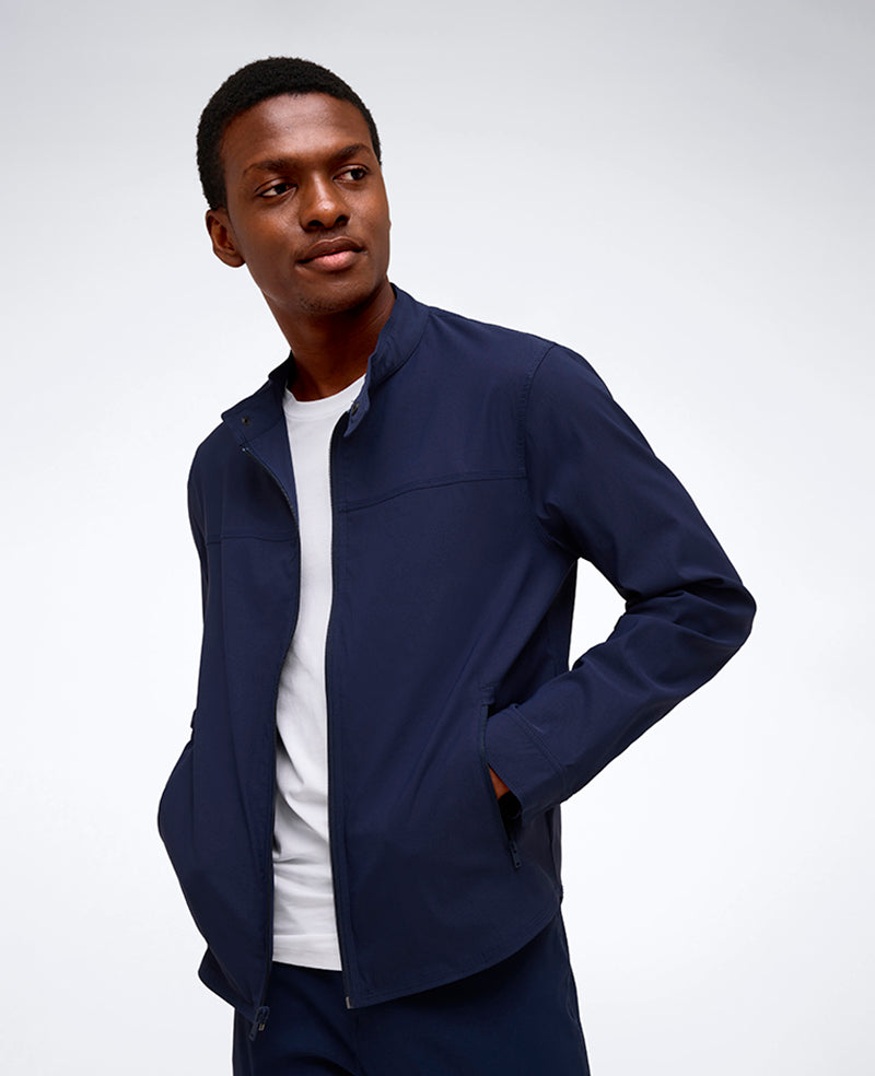 Navy Utility Jacket – Water-Resistant & Stretch Fit | KC | Kenneth Cole NAVY