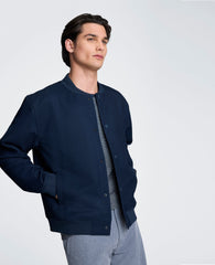 Relaxed Bomber Jacket | Kenneth Cole NAVY