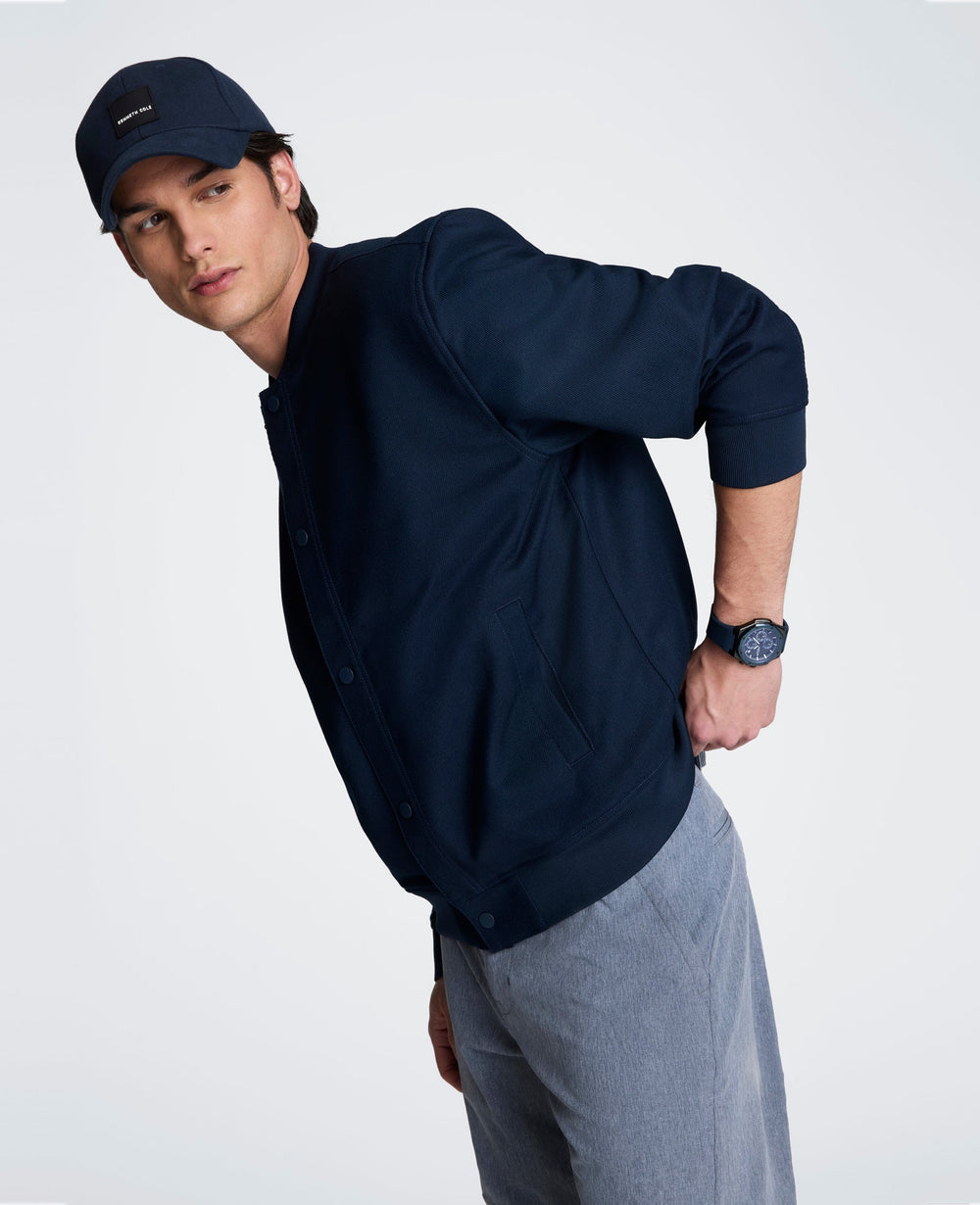 Relaxed Bomber Jacket | Kenneth Cole NAVY