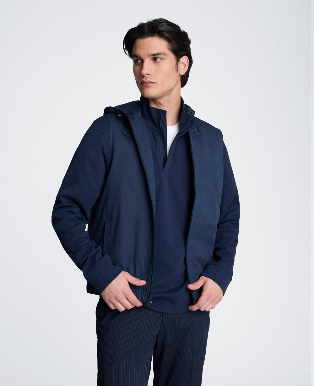 Gathered Bottom Vest | Kenneth Cole NAVY