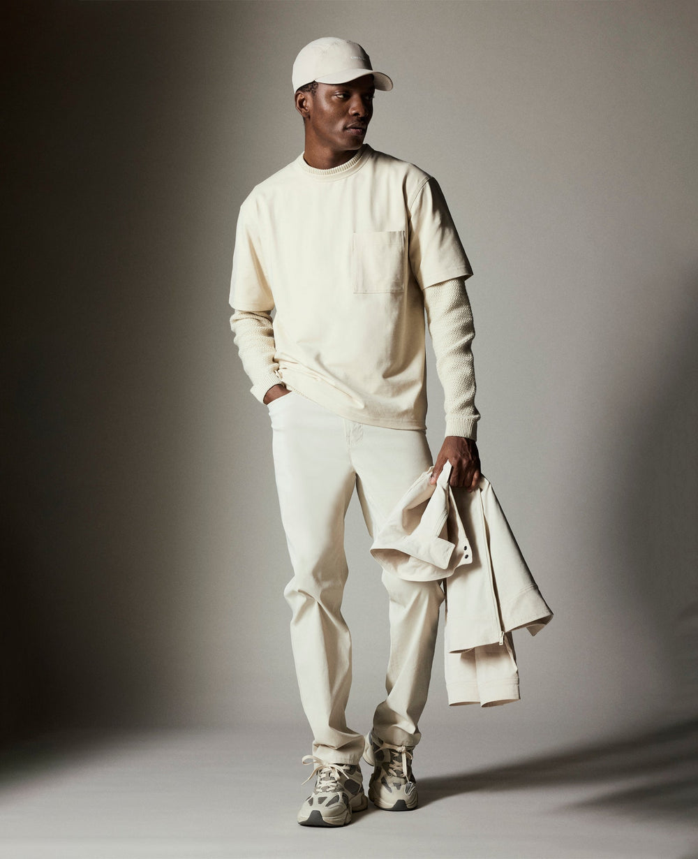 Shop Original Slim 5-Pocket Pant in Off White | Kenneth Cole | Kenneth Cole OFF WHITE