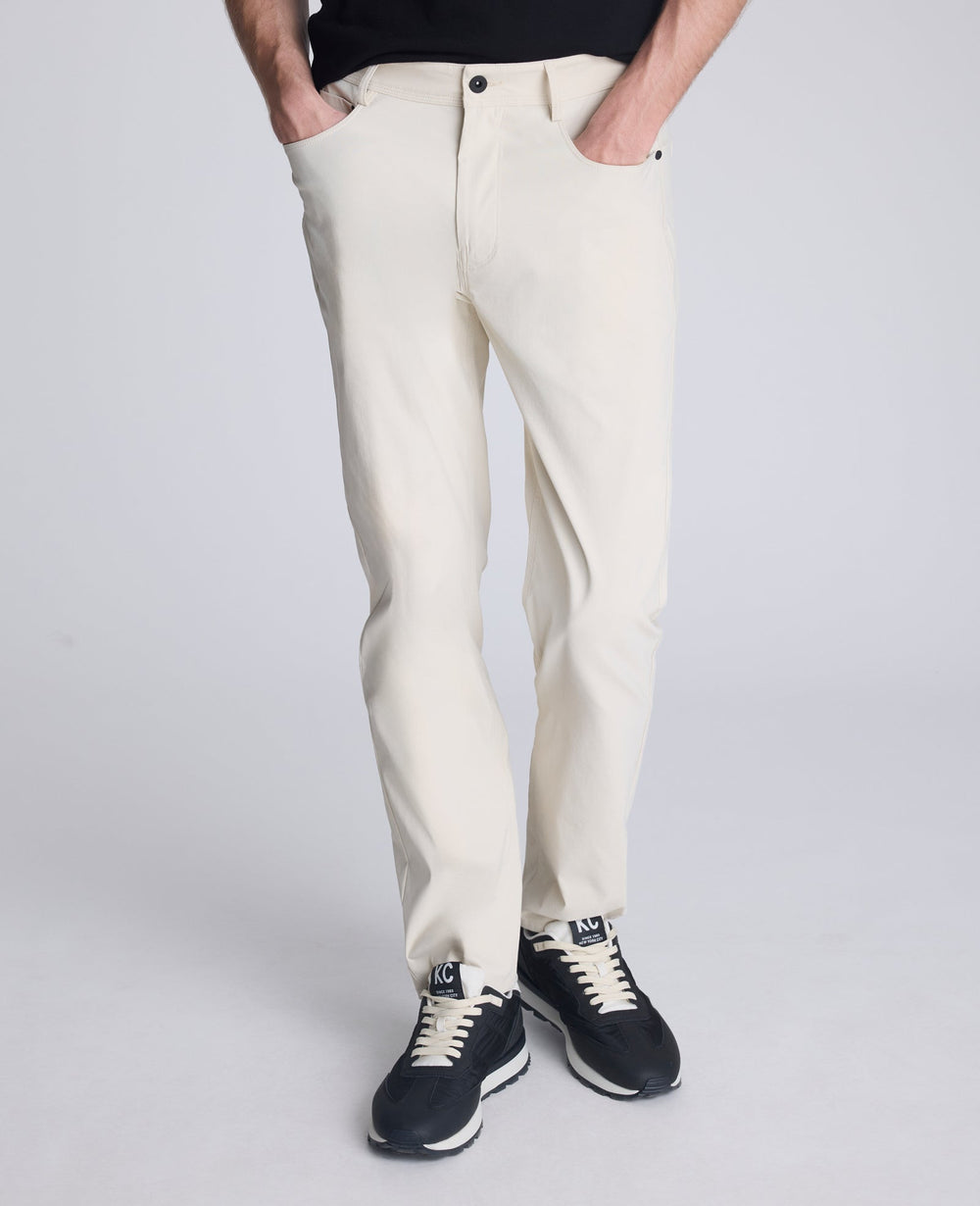 Shop Original Slim 5-Pocket Pant in Off White | Kenneth Cole | Kenneth Cole OFF WHITE