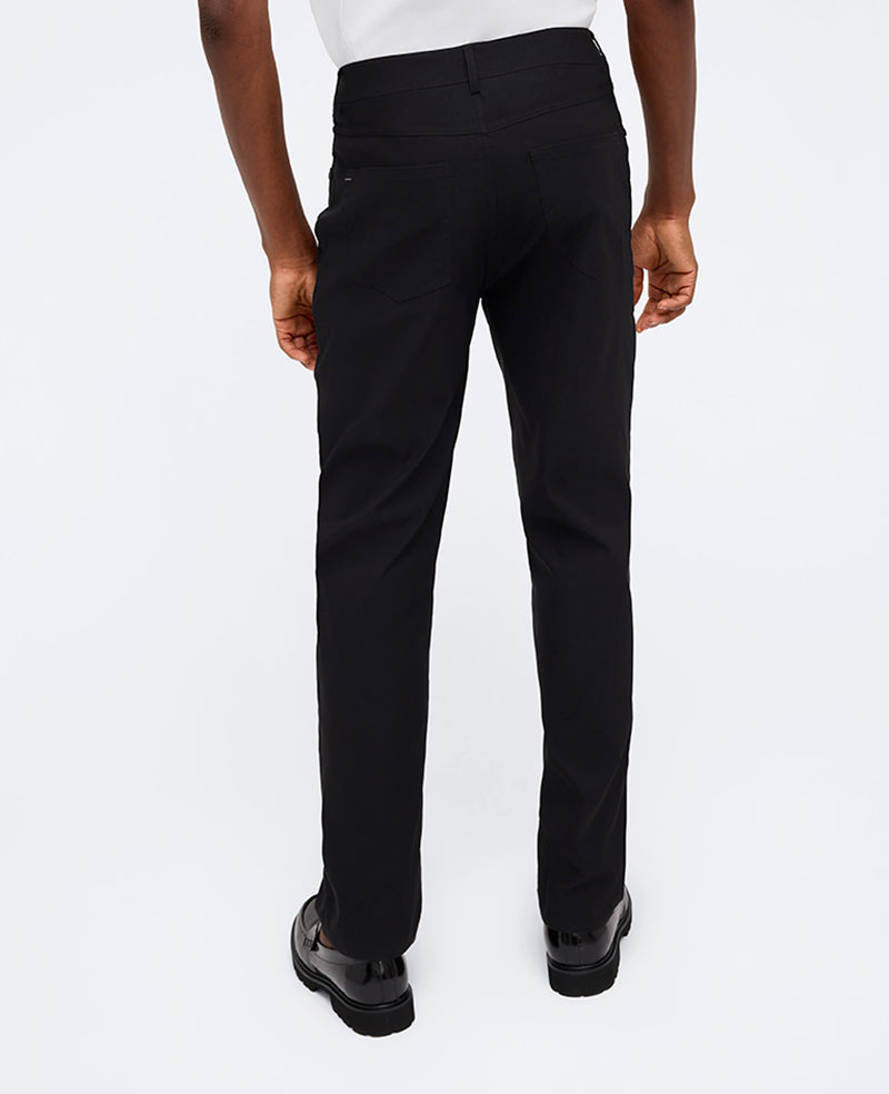 Shop Slim Tapered Flex 5-Pocket Pant – Black | Kenneth Cole | Kenneth Cole BLACK