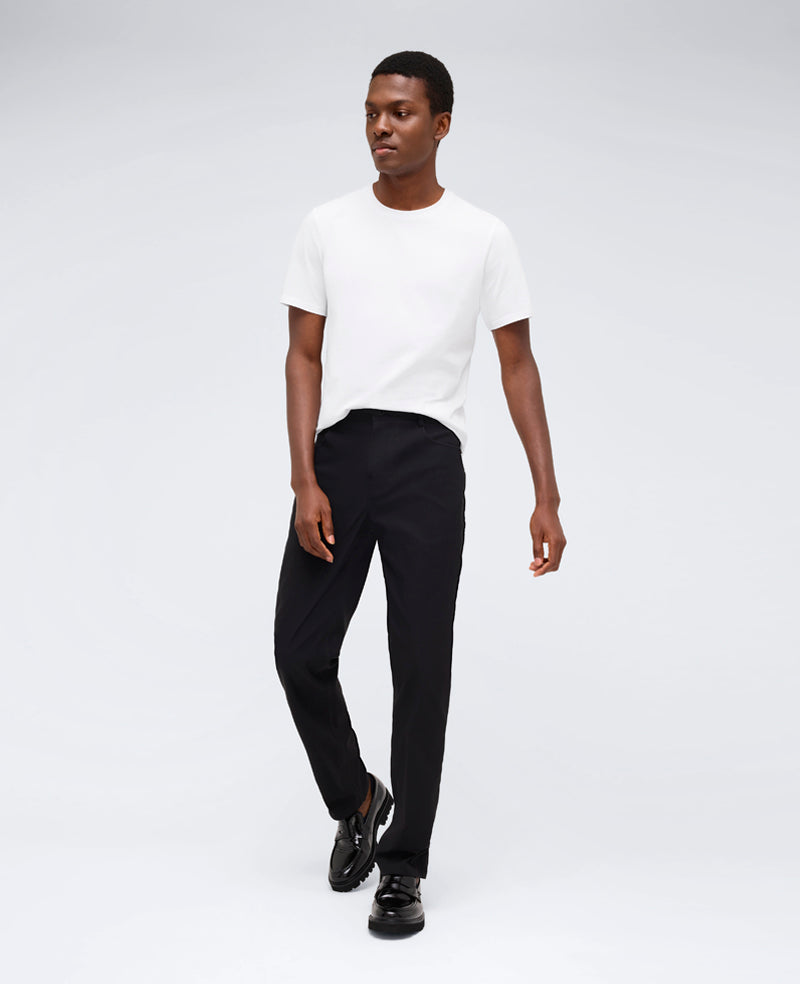 Shop Slim Tapered Flex 5-Pocket Pant – Black | Kenneth Cole | Kenneth Cole BLACK