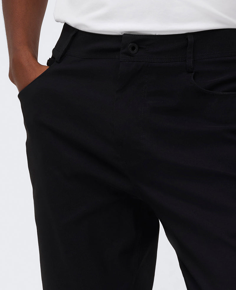 Shop Slim Tapered Flex 5-Pocket Pant – Black | Kenneth Cole | Kenneth Cole BLACK