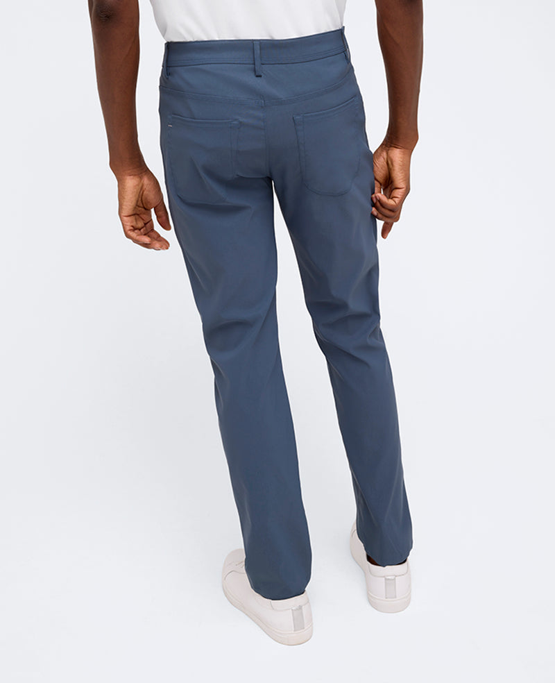 Shop Slim Tapered Flex 5-Pocket Pant – Teal | Kenneth Cole | Kenneth Cole TEAL