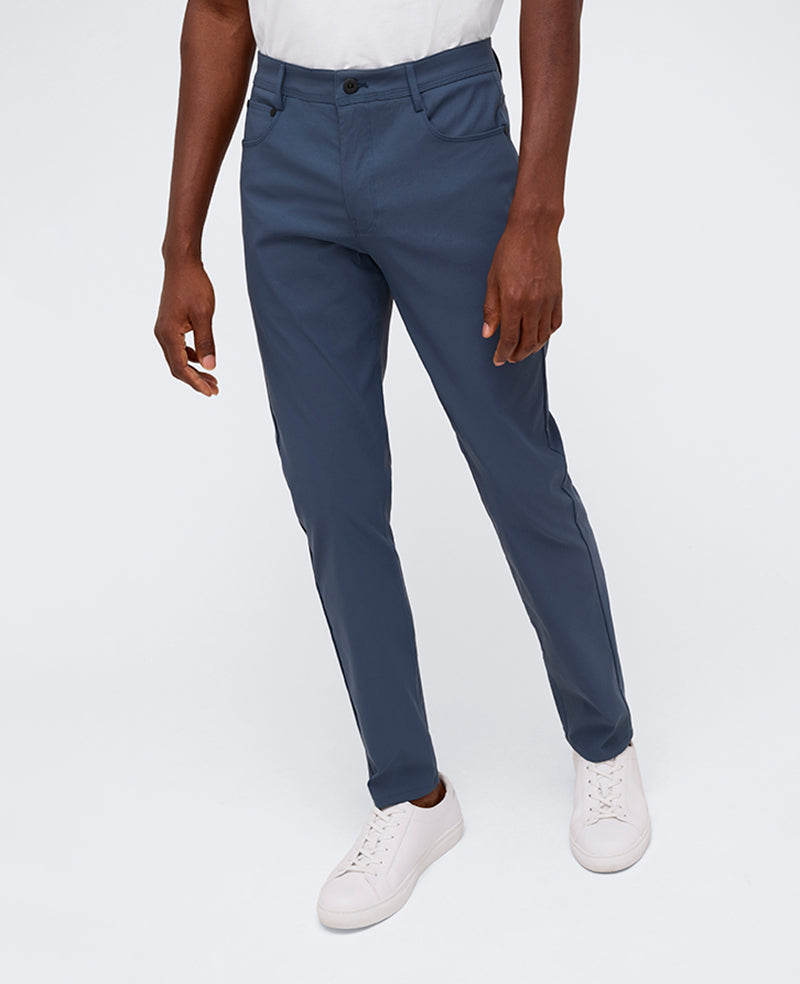 Shop Slim Tapered Flex 5-Pocket Pant – Teal | Kenneth Cole | Kenneth Cole TEAL