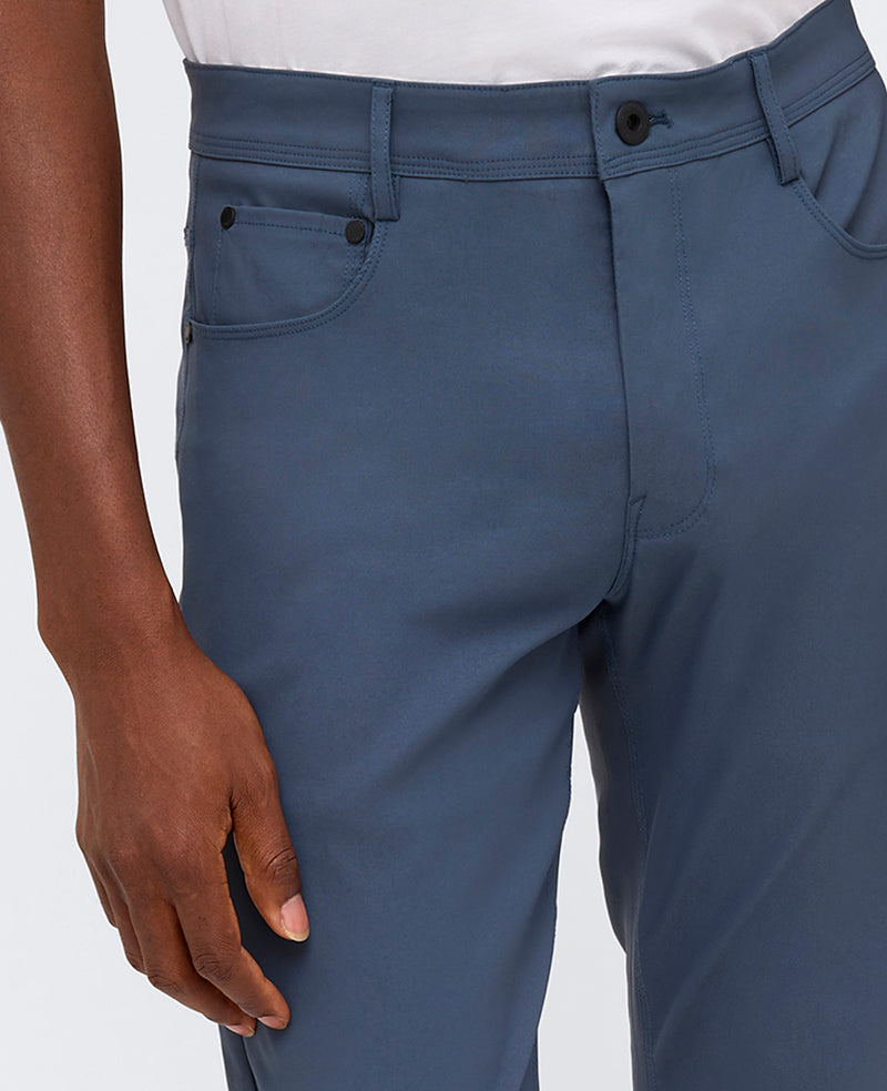 Shop Slim Tapered Flex 5-Pocket Pant – Teal | Kenneth Cole | Kenneth Cole TEAL