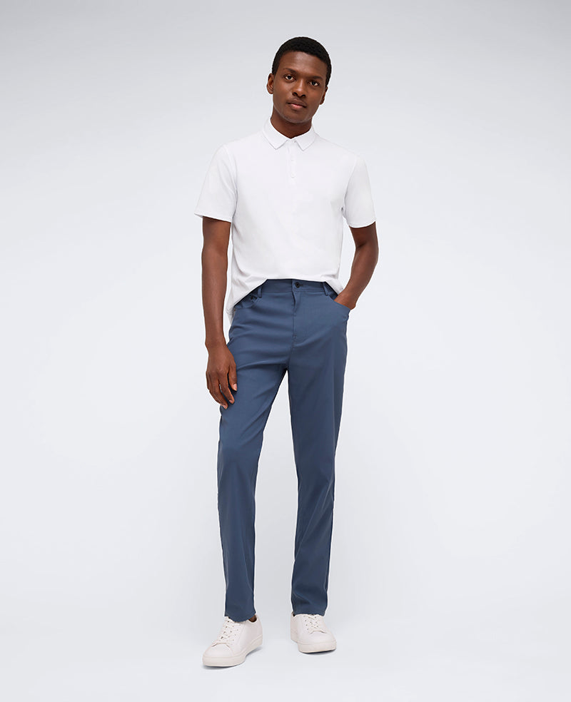 Shop Original Slim 5-Pocket Pant in Teal | Kenneth Cole | Kenneth Cole TEAL