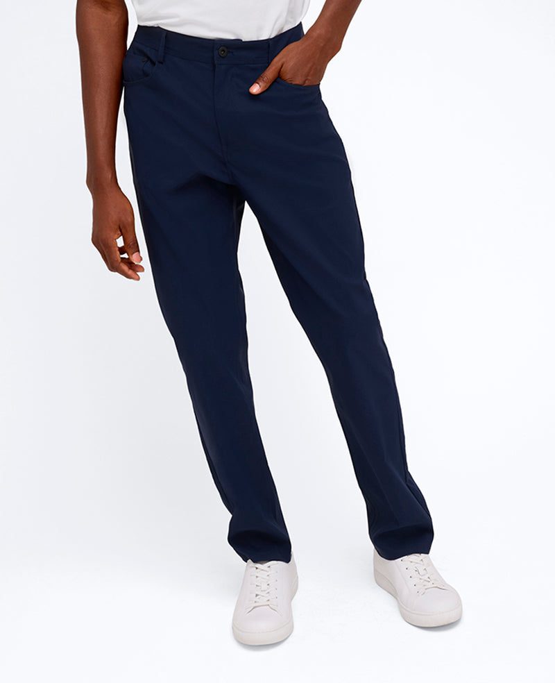 Shop Original Slim 5-Pocket Pant in Navy | Kenneth Cole | Kenneth Cole NAVY