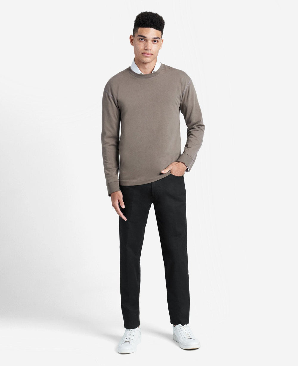 Shop Black Slim 5-Pocket Stretch Pants | Kenneth Cole | Kenneth Cole BLACK