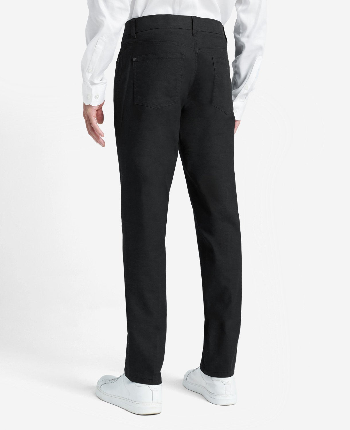 Shop Black Slim 5-Pocket Stretch Pants | Kenneth Cole | Kenneth Cole BLACK