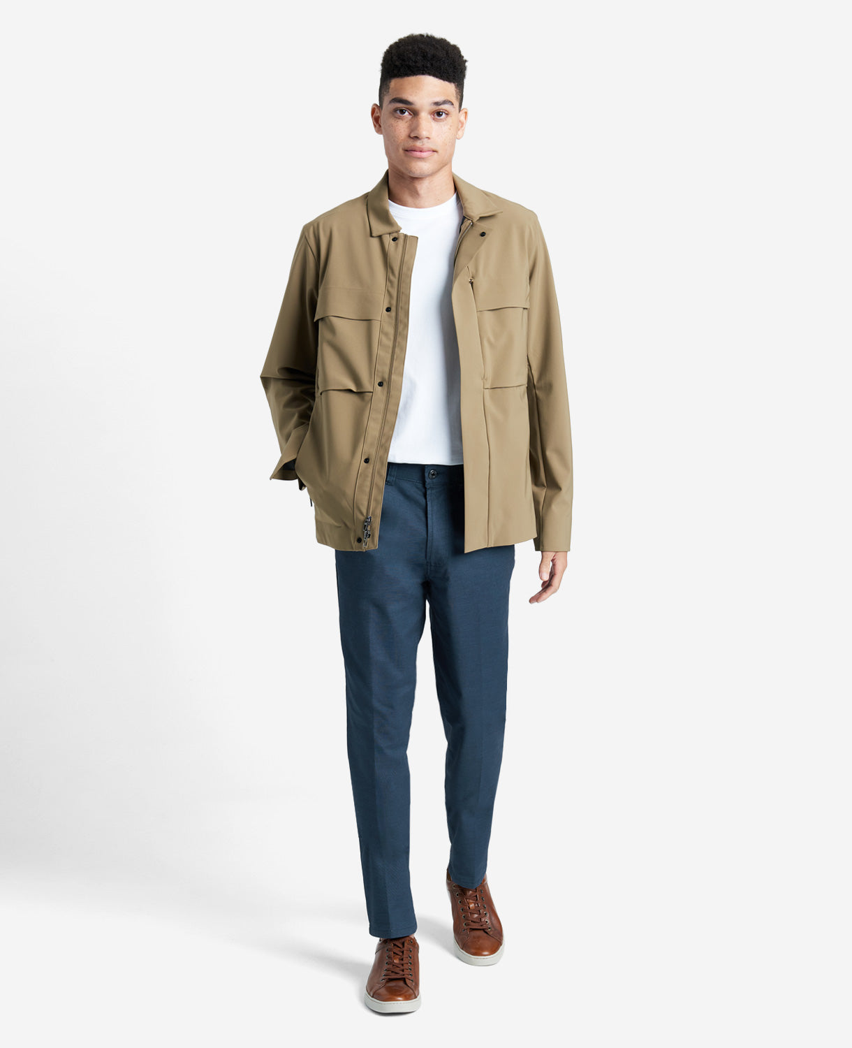 Shop Slim Indigo 5-Pocket Stretch Pants | Kenneth Cole | Kenneth Cole INDIGO