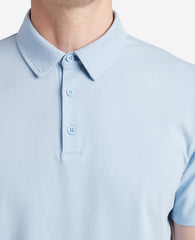 Shop Light Blue Performance Polo – Breathable & Stretch | KC | Kenneth Cole LIGHT BLUE