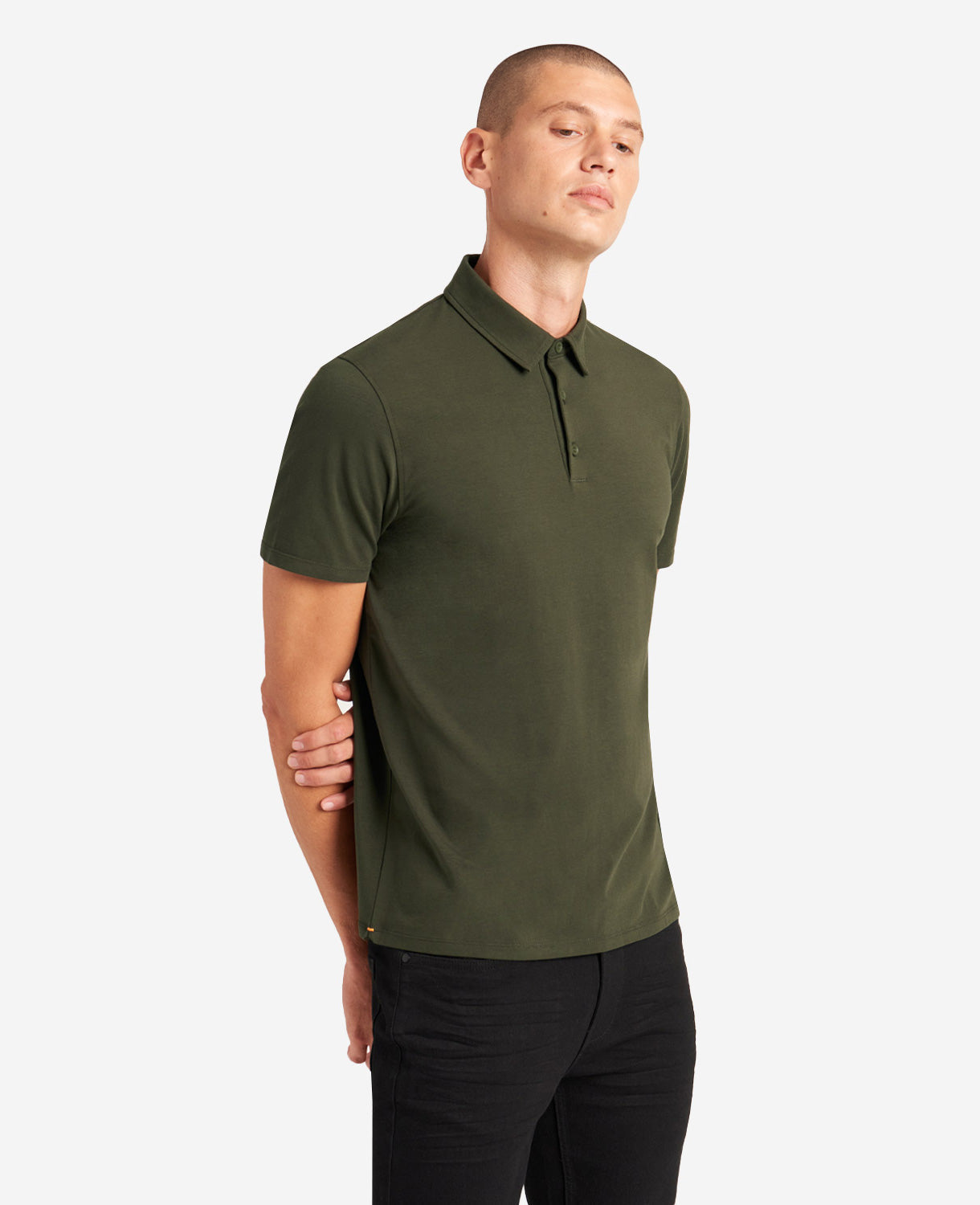 Dark Green Performance Polo – Stretch Cotton Fit | KC | Kenneth Cole DARK GREEN