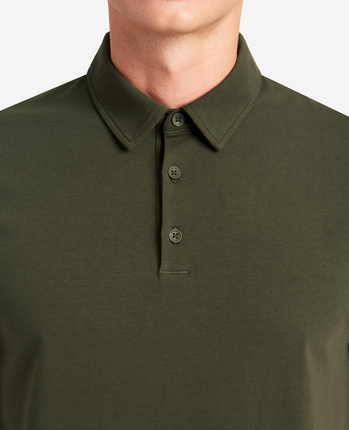 Dark Green Performance Polo – Stretch Cotton Fit | KC | Kenneth Cole DARK GREEN
