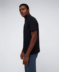Black Performance Polo – 4-Way Stretch & Cotton Comfort | KC | Kenneth Cole BLACK