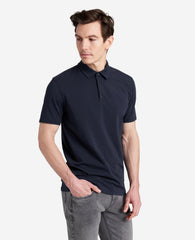 Shop Navy Performance Polo – Stretch Cotton Comfort | KC | Kenneth Cole NAVY