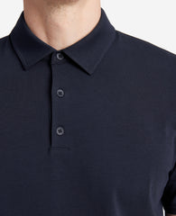 Shop Navy Performance Polo – Stretch Cotton Comfort | KC | Kenneth Cole NAVY