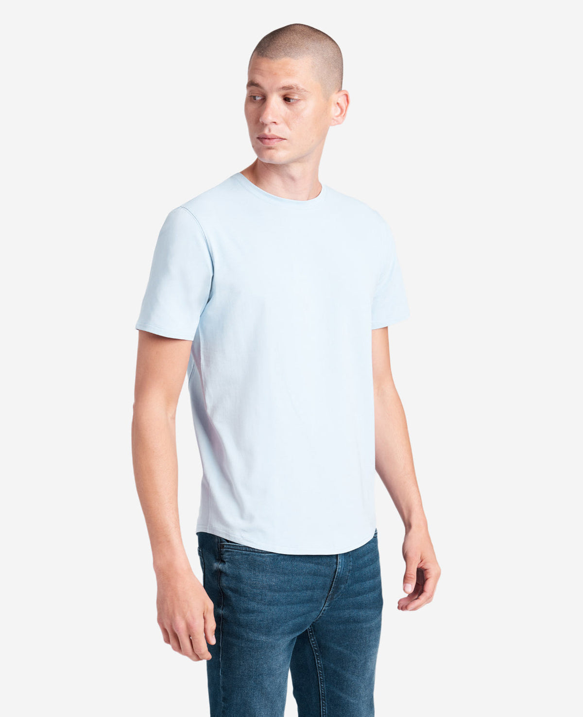 Light Blue Performance Crew Neck T-Shirt – Kenneth Cole | Kenneth Cole LIGHT BLUE