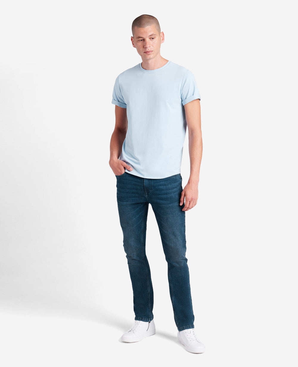 Light Blue Performance Crew Neck T-Shirt – Kenneth Cole | Kenneth Cole LIGHT BLUE