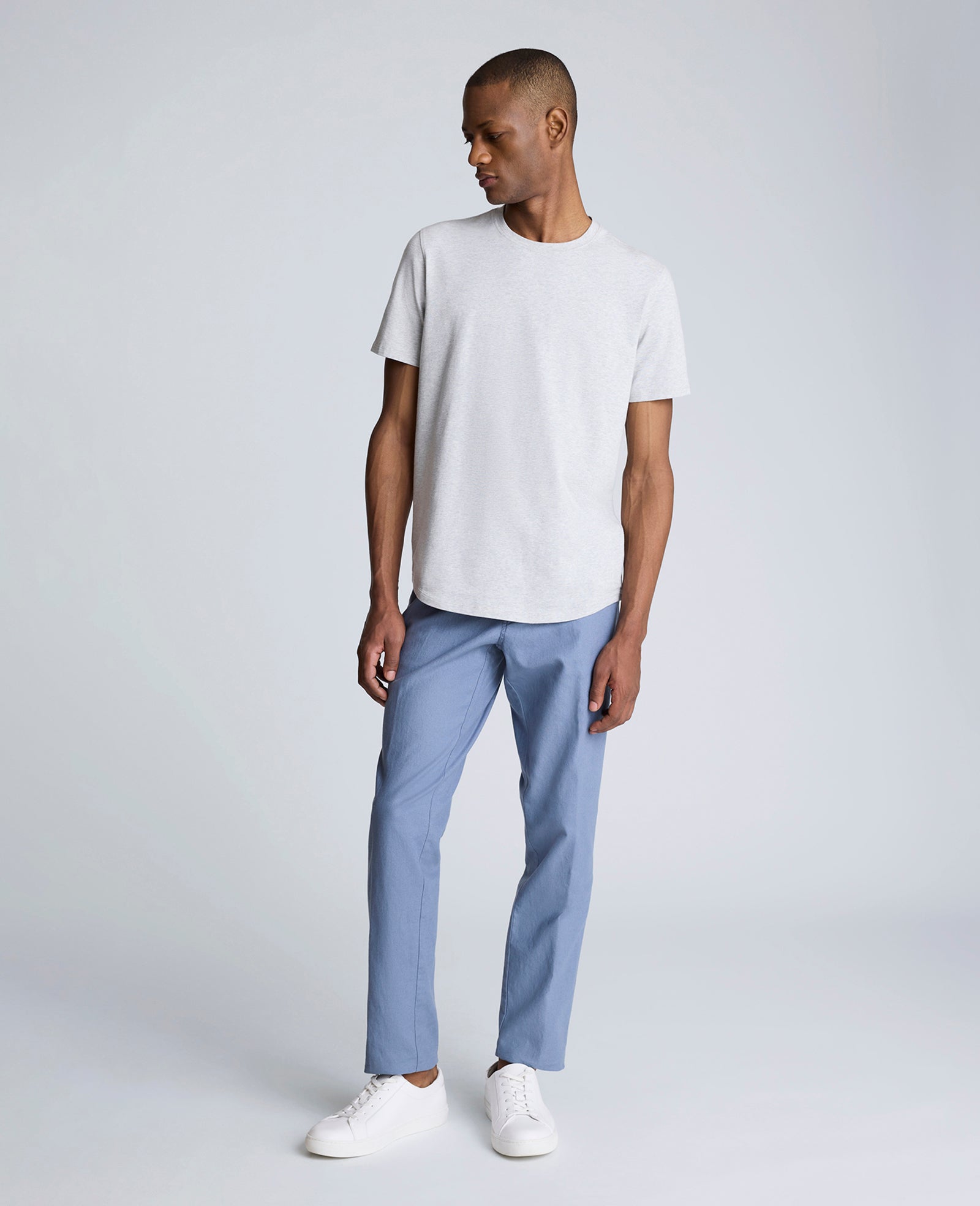 Heather Grey Performance Crew Neck T-Shirt | Kenneth Cole | Kenneth Cole HEATHER GRAY