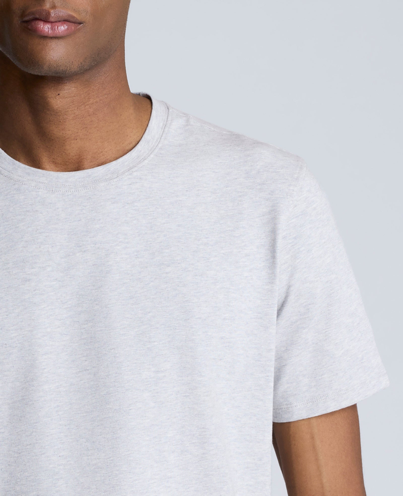 Heather Grey Performance Crew Neck T-Shirt | Kenneth Cole | Kenneth Cole HEATHER GRAY