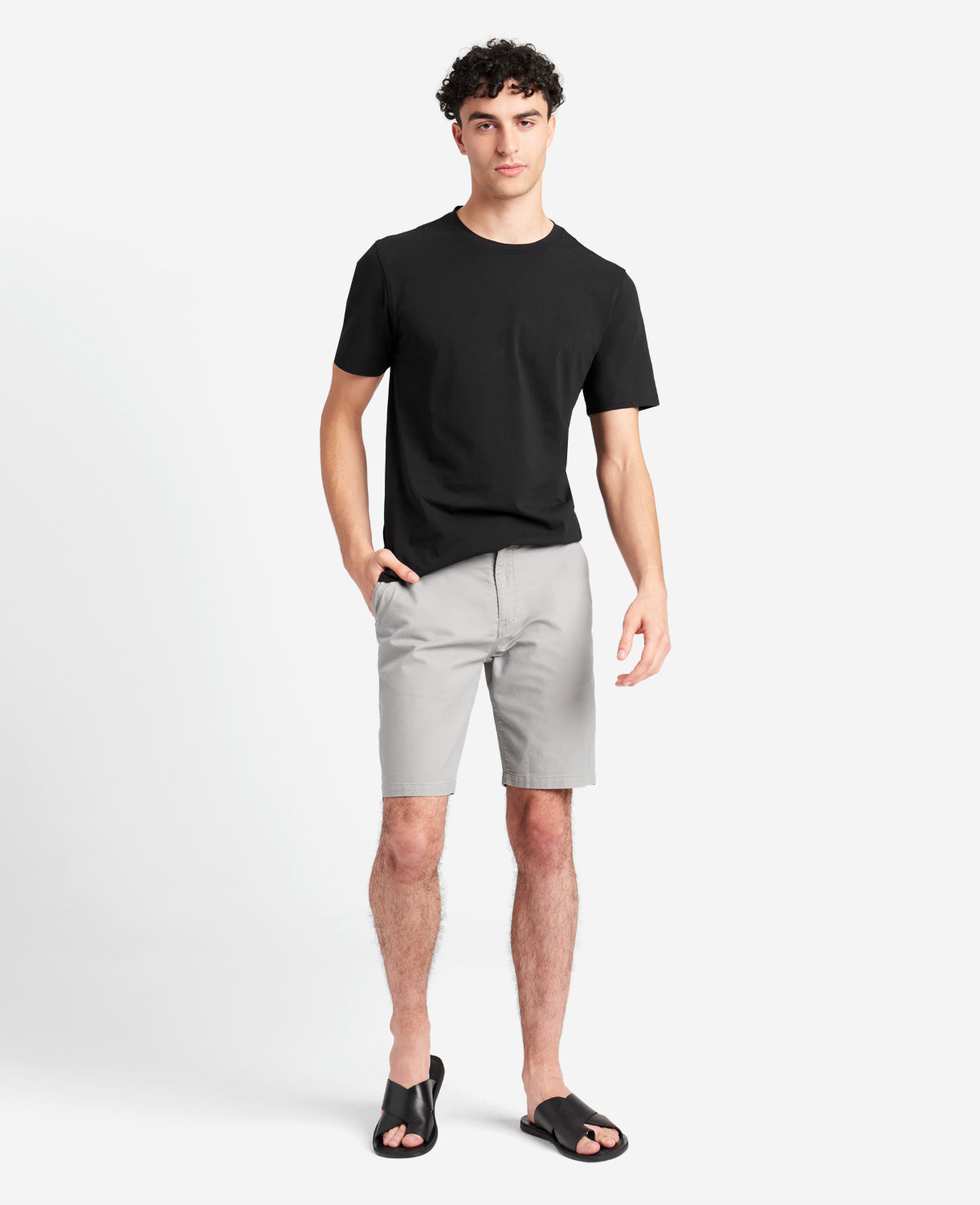 Men's Black Performance Crew Neck T-Shirt | Kenneth Cole | Kenneth Cole BLACK