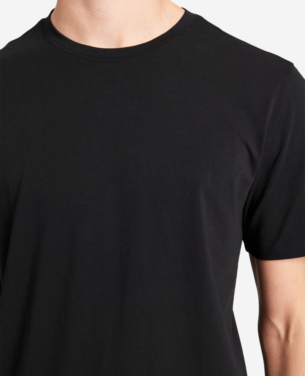 Men's Black Performance Crew Neck T-Shirt | Kenneth Cole | Kenneth Cole BLACK