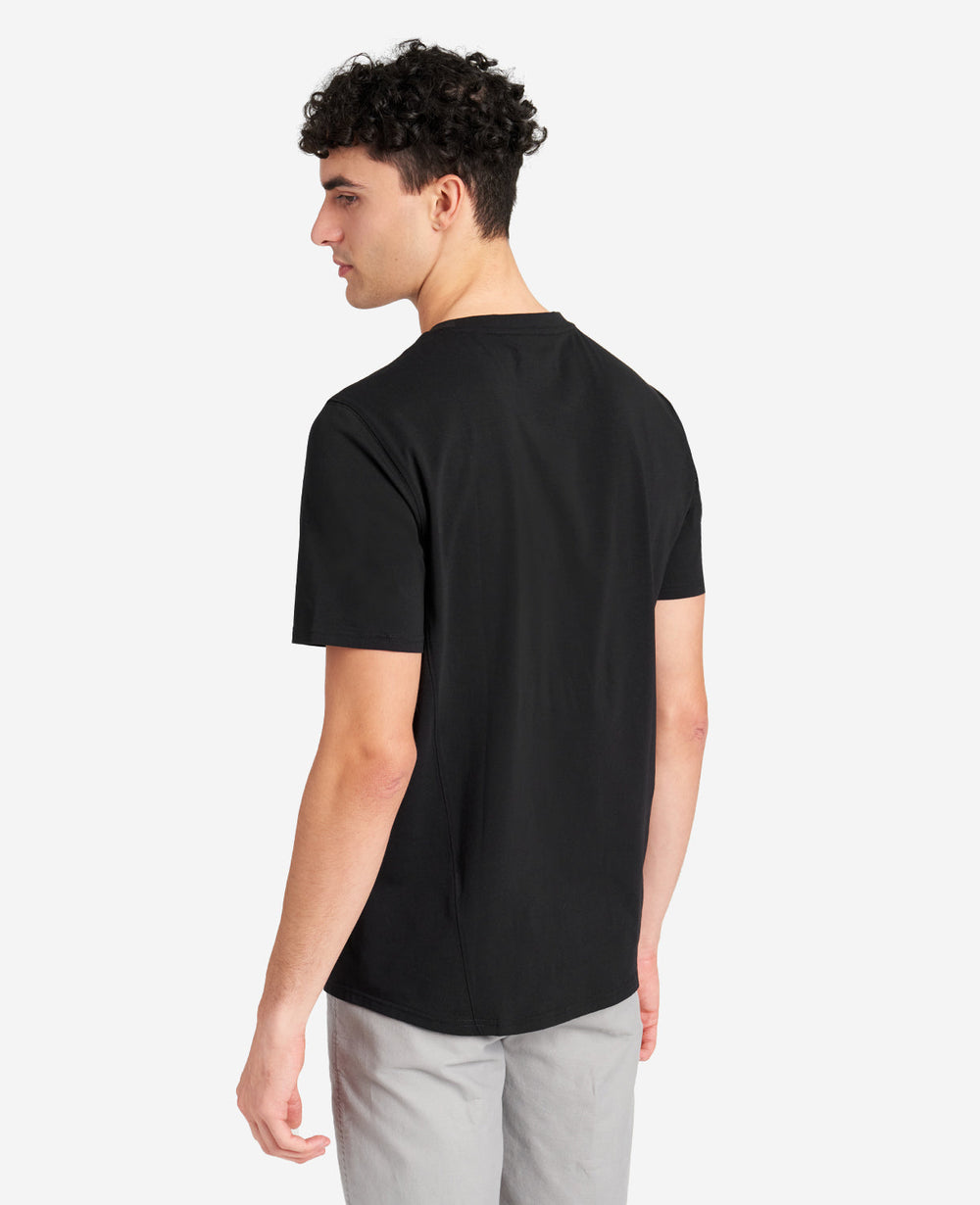 Men's Black Performance Crew Neck T-Shirt | Kenneth Cole | Kenneth Cole BLACK