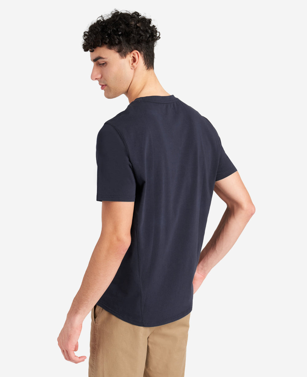Shop Navy Performance Crew Neck T-Shirt | Kenneth Cole | Kenneth Cole NAVY