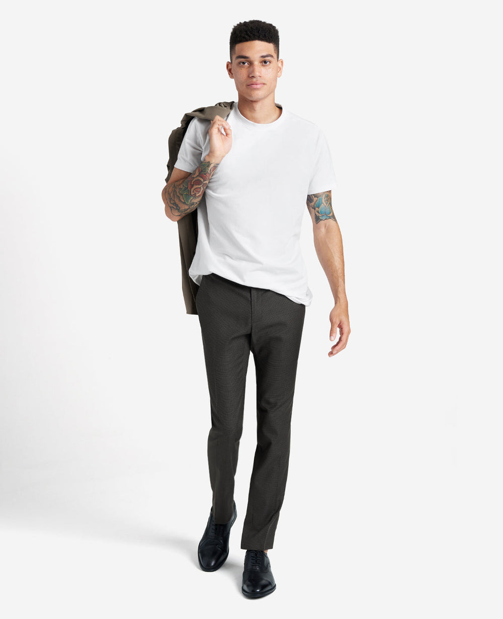 Shop White Performance Crew Neck T-Shirt | Kenneth Cole | Kenneth Cole WHITE
