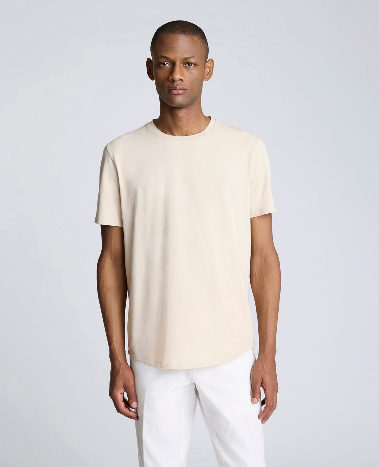 The Performance Crew Neck T-Shirt | Kenneth Cole TAN