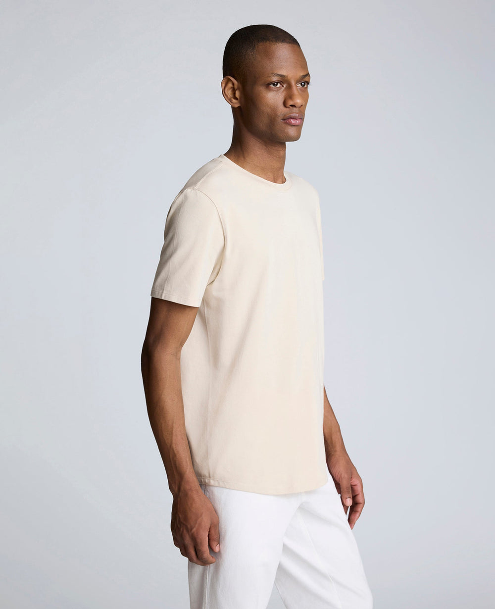 The Performance Crew Neck T-Shirt | Kenneth Cole TAN