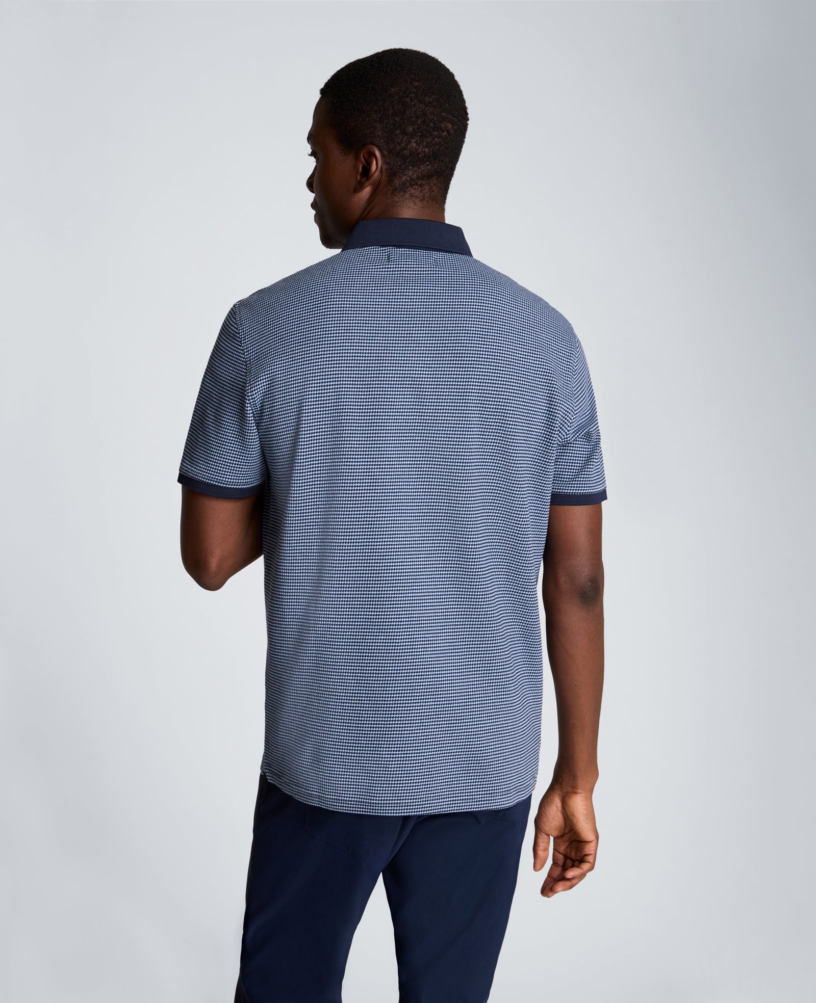 Contrast Placket Button Polo | Kenneth Cole BLUE/NAVY