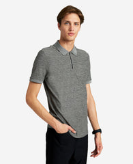 Kenneth Cole Zip-Up Knit Polo, Comfort & Style | Kenneth Cole | Kenneth Cole GREY HEATHER