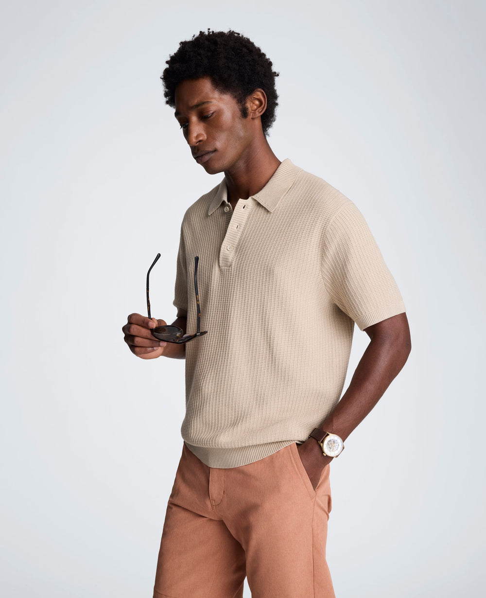 Sweater Polo | Kenneth Cole TAN MIX